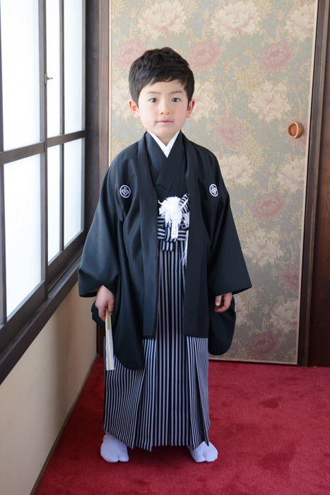 5-32紋付袴（もんつきはかま）｜七五三レンタル衣装 5歳男児 - キモノ 